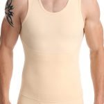 Men Compression Shirt Slimming Body Shaper Vest Tummy Control Shapewear Abdomen Undershirt