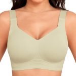 Women Wirefree Bras for Women Full Coverage No Underwire Everyday Bras Comfortable Wireless Padded Bras