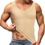 Compression Shirts for Men Shapewear Slimming Body Shaper Waist Trainer Vest Workout Tank Tops Abdomen Undershirts