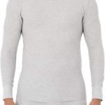 mens Classic Midweight Waffle Thermal Underwear Crew Top
